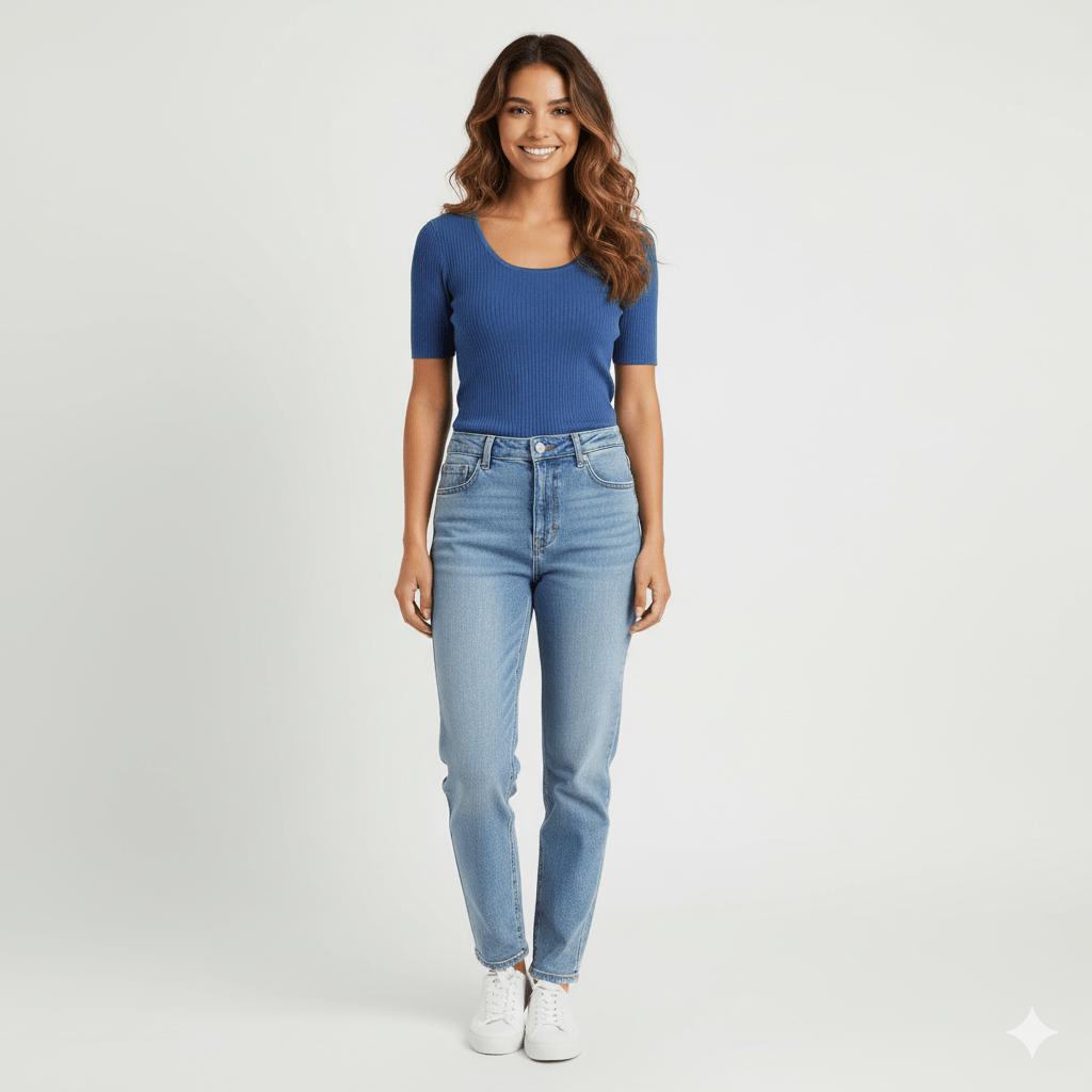 Maxwell Azure Elegance Top