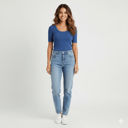 Maxwell Azure Elegance Top