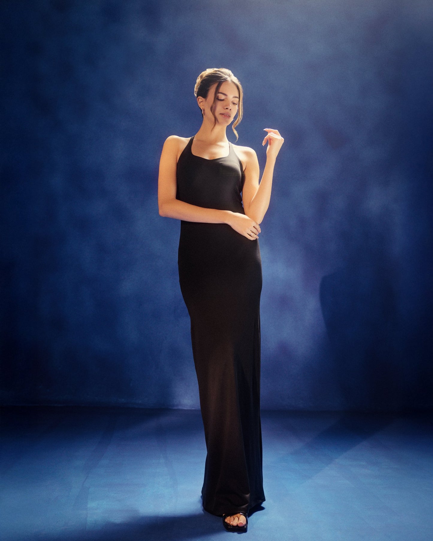 Clyra Black Dress - NepTerra